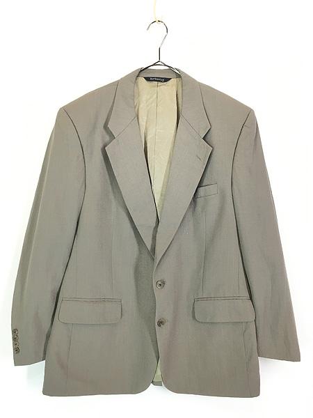 古着 80s USA製 Burberrys 上質 ピュア ウール テーラード ジャケット 42位