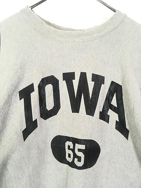 古着 90s USA製 Champion Reverse Weave 「IOWA」 ナンバリング