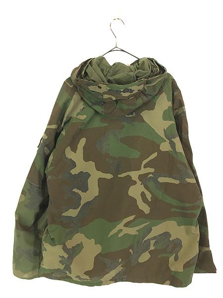 米軍実物 U.S.ARMY ECWCS GORE-TEX 古着 90s 米軍 ECWCS 1st 中期 ウッドランド カモ 迷彩