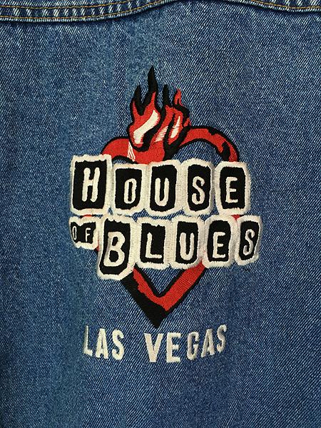 古着 90s USA製 House Of Blues ミュージック レストラン 企業 デニム