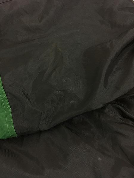 古着 00s adidas ナイロン × スウェット 3ライン パデット ジャケット