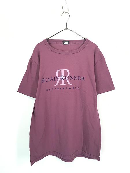 古着 90s USA製 「Beep Beep Wear」 Road Runner ロードランナー   パロディ Tシャツ L 古着