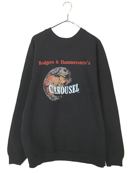 古着 80s Ireland製 CAROUSEL 回転木馬 ブロードウェイ ミュージカル スウェット トレーナー XL