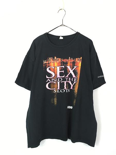 古着 00s SATC Sex And The City Slots HBO TV ドラマ ムービー Tシャツ XL