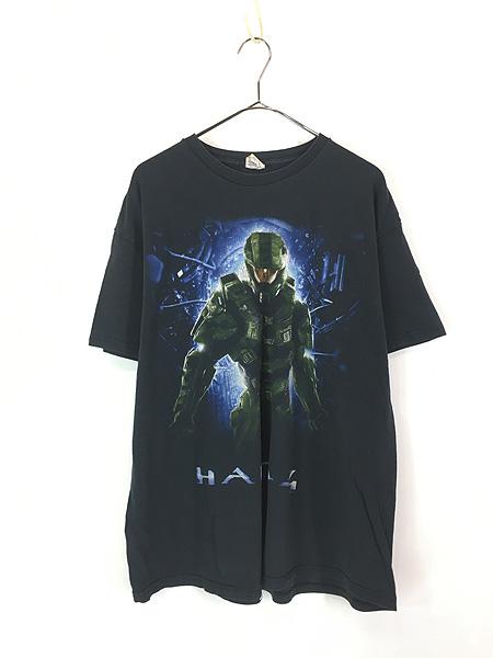 古着 10s X-BOX Halo 4 ヘイロー FPS ゲーム グラフィック Tシャツ XL 古着