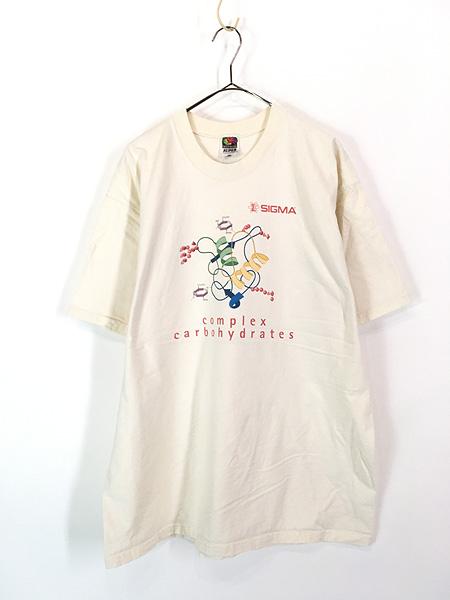 古着 90-00s USA製 SIGMA-ALDRICH 「COMPLEX」 サイエンス テクノロジー Tシャツ XL