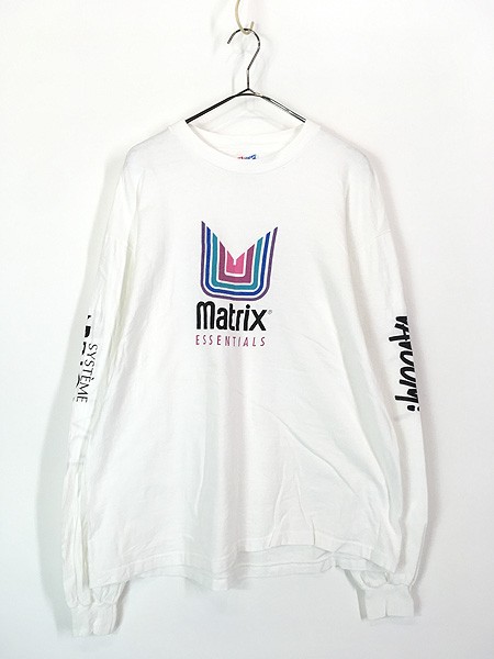 古着 90s Matrix Essentials ヘアケア ブランド 長袖 Tシャツ ロンT カットソー Lの通販は 6,468円