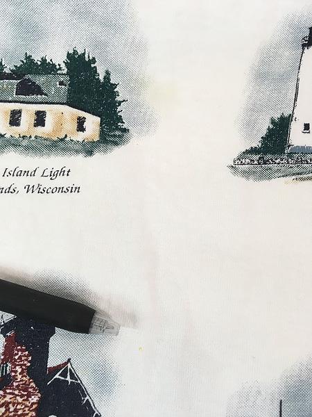 古着 90s USA製 Art Unlimited 灯台 マルチ 総柄 アート 100%コットン Tシャツ M 古着の通販は 古着 90s USA製 Art Unlimited 灯台 マルチ 総柄 アート 100%コットン Tシャツ M 古着の通販は