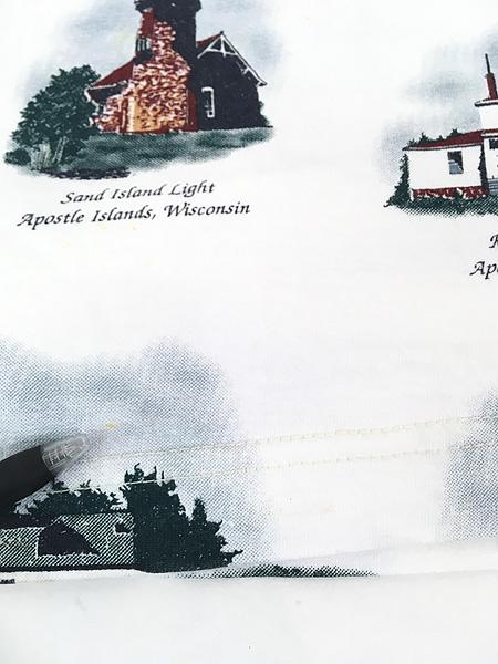 古着 90s USA製 Art Unlimited 灯台 マルチ 総柄 アート 100%コットン Tシャツ M 古着の通販は 古着 90s USA製 Art Unlimited 灯台 マルチ 総柄 アート 100%コットン Tシャツ M 古着の通販は