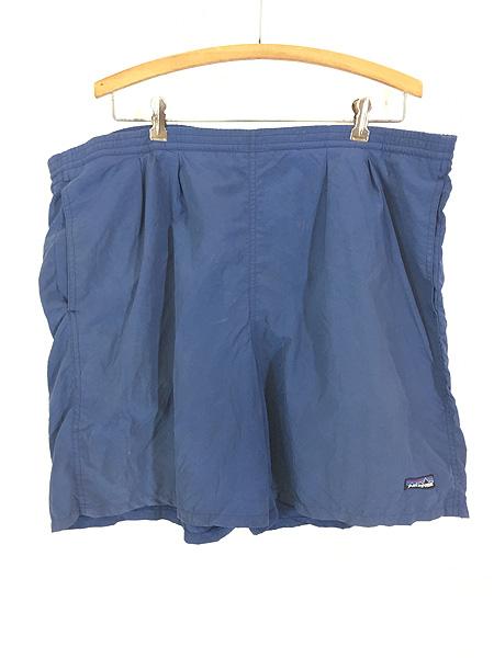 古着 90-00s Patagonia 無地 ソリッド バギーズ ロング ショーツ ショート パンツ 青 L 古着