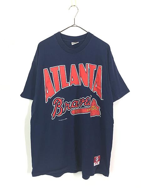 古着 90s USA製 MLB Atlanta Braves ブレーブス プリント Tシャツ XL 古着の通販は 5,115円