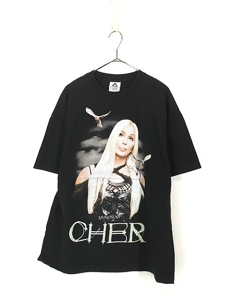 古着 USA製 CHER 「Living Proof Farewell Tour」 ツアー ポップ シンガー Tシャツ XL