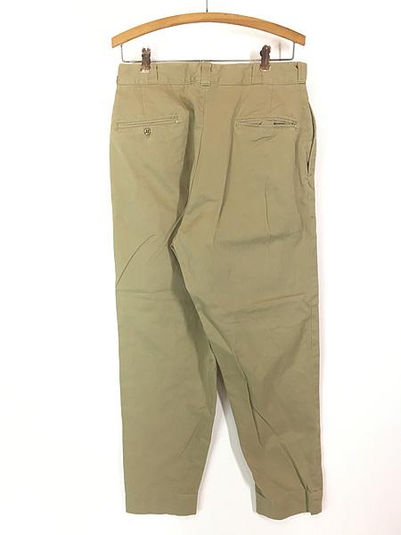 古着 60s 米軍 US ARMY ミリタリー SHADE1 8.2oz コットン チノ パンツ チノパン スリム W31 L29