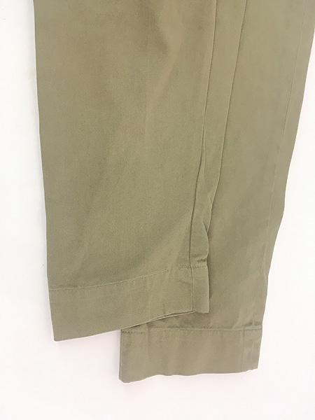 古着 60s 米軍 US ARMY ミリタリー SHADE1 8.2oz コットン チノ パンツ チノパン スリム W31 L29