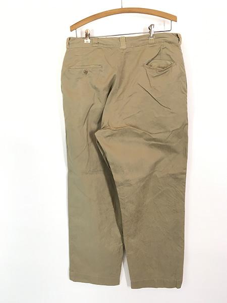 古着 60s 米軍 US ARMY ミリタリー SHADE No.1 8.2oz コットン チノ パンツ チノパン スリム W34 L30
