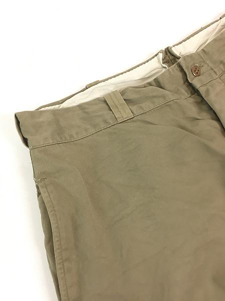 古着 60s 米軍 US ARMY ミリタリー SHADE No.1 8.2oz コットン チノ パンツ チノパン スリム W34 L30