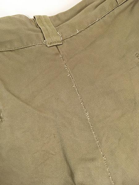 古着 60s 米軍 US ARMY ミリタリー SHADE No.1 8.2oz コットン チノ パンツ チノパン スリム W34 L30