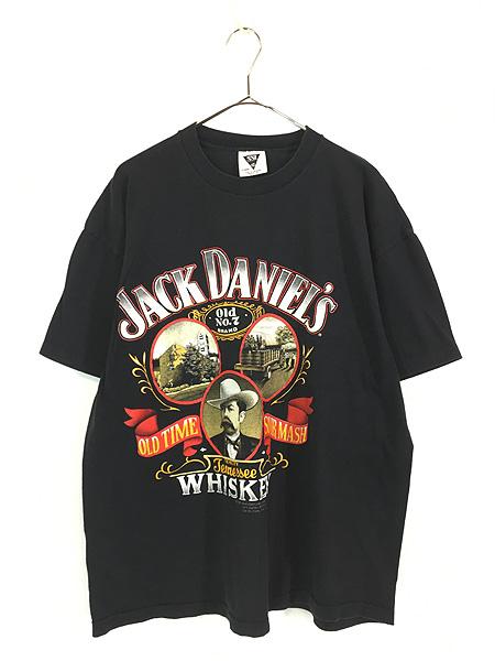 古着 80s USA製 Jack Daniel's ジャック ダニエル ジム ウイスキー 企業 Tシャツ XL 古着の通販は