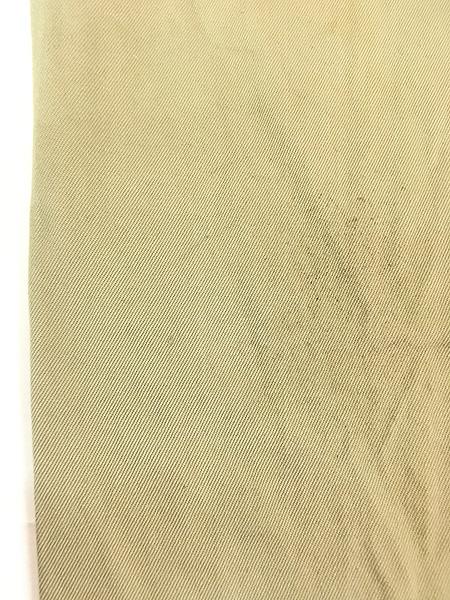 古着 70s 米軍 US ARMY 「Type-1 Class-1」 ミリタリー 8.2oz コットン チノ パンツ チノパン スリム W33 L31