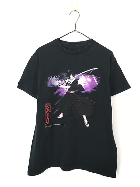 古着 00s SAMURAI DEEPER KYO コミック キャラクター 逆輸入 Tシャツ M位 古着