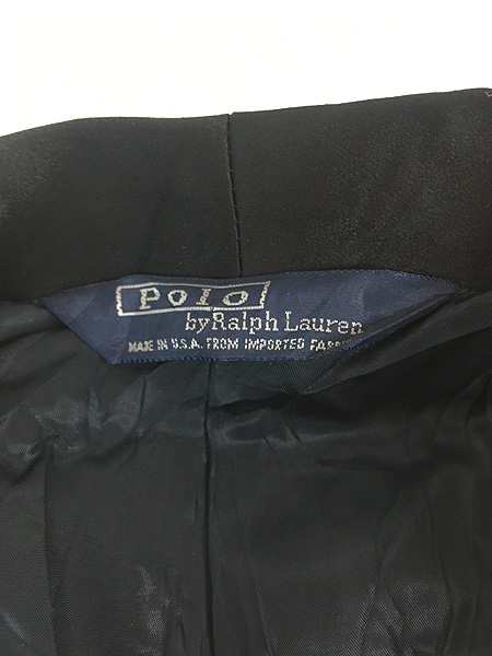 古着 80s USA製 Polo Ralph Lauren ブラックウォッチ チェック ショールカラー タキシード テーラード ジャケット M位 古着の通販は