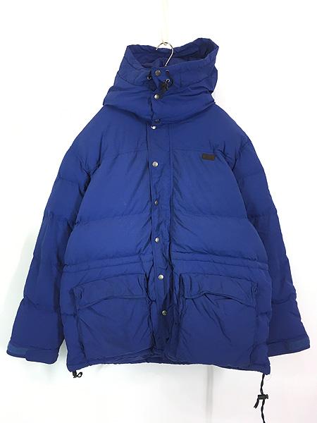 古着 Polo Ralph Lauren ロゴ レザー パッチ 2way フーディ ダウン ジャケット XL 古着