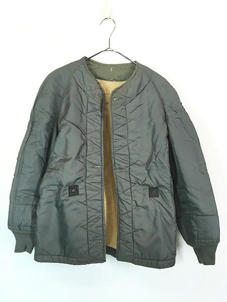 古着 50s 米軍 USAF 黒タグ 「4889(USAF)」 ミリタリー ウール ボア フィールド ライナー ジャケット S-S