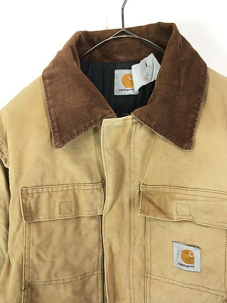 古着 80-90s Carhartt フェード ブラウン ダック パデット