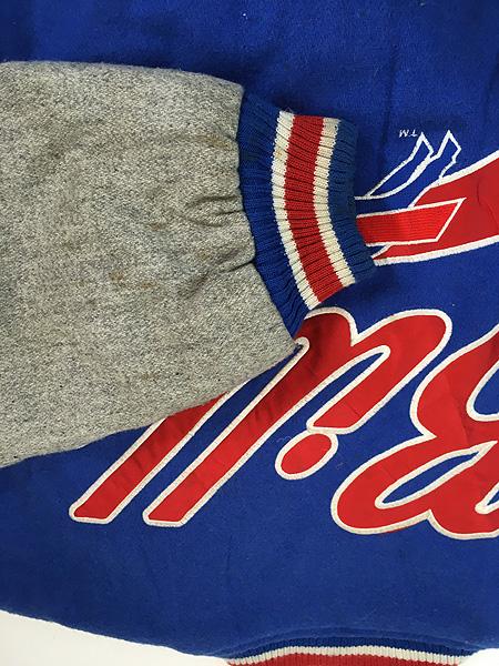 古着 90s NFL Buffalo Bills ビルズ パデット ウール スタジャン
