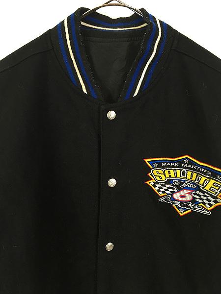 古着 90s JH Design No6 Mark Martin 本革 レザー × メルトン