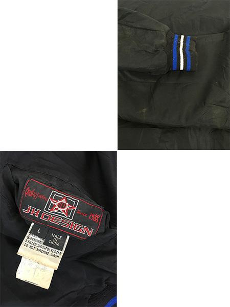 古着 90s JH Design No6 Mark Martin 本革 レザー × メルトン
