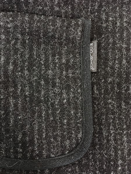 古着 00s WoolRich ごま塩 ソルト&ペッパー ストライプ ウール