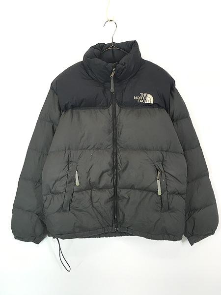 古着 TNF The North Face 700フィル パワー グース ダウン ヌプシ ジャケット パッカブル L 古着