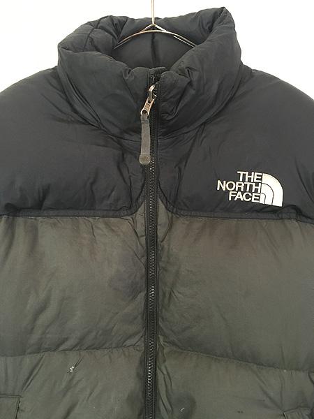 古着 TNF The North Face 700フィル パワー グース ダウン ヌプシ ジャケット パッカブル L 古着