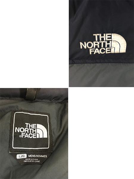 古着 TNF The North Face 700フィル パワー グース ダウン ヌプシ ジャケット パッカブル L 古着