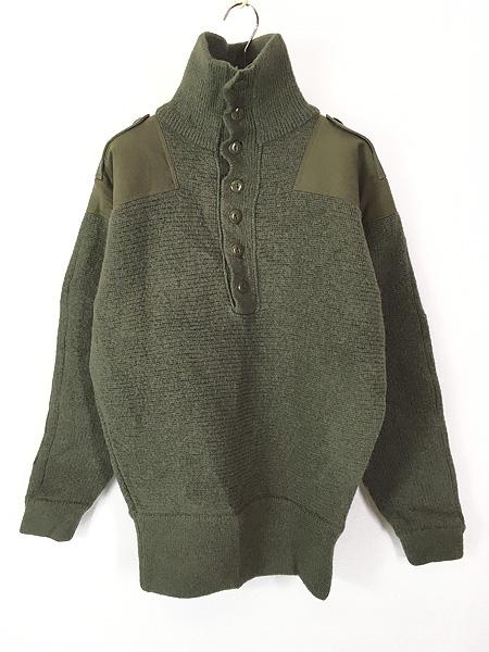 古着 90s オーストリア軍 山岳部隊 ビッグシルエット ヘビー ウール コマンド アルペン ニット セーター XL位