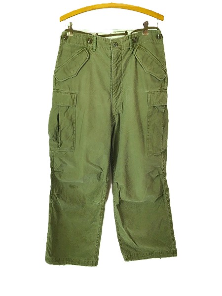 古着 50s 米軍 US ARMY M-51 ヘビー コットンサテン フィールド カーゴ パンツ S-L