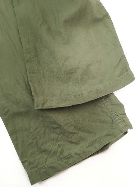 古着 60s 米軍 US ARMY 「初期」 8.5oz コットンサテン ミリタリー ベイカー パンツ ストレート M ゴールデンサイズ&ミント!!