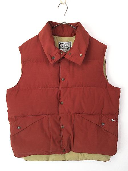 古着 80s USA製 Penfield 無地 ソリッド 2way ダウン ベスト XL 古着の通販は 5,935円