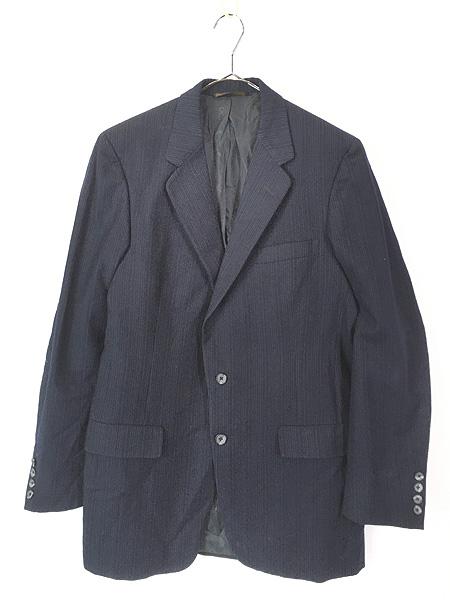 古着 70s Christian Dior × Hart Schaffner & Marx マルチ ストライプ ウール テーラード ジャケット 40位の通販は