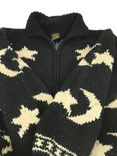 90s vintage エクアドルニット（スター） 古着 90s ネパール製 星 ワンスター ロールネック ウール