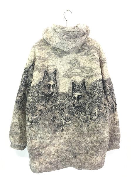 古着 90s WERTHER SPIRITS オオカミ ウルフ アニマル パデット