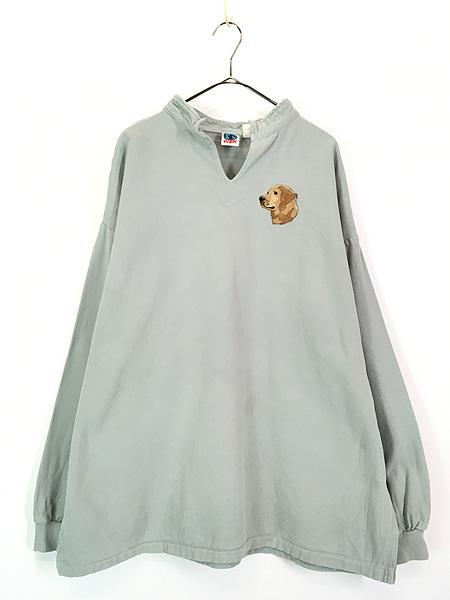 古着 80s USA製 Wek the world 犬 ゴールデンレトリーバー 刺しゅう パッチ コットンキャンバス ジャケット XXL 古着の通販は 7,150円