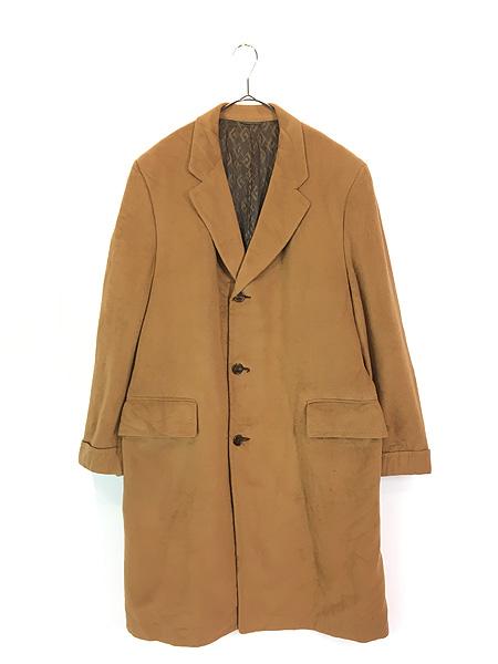 古着 60s Carson Pirie Scott 「Rey Pasha」 豪華 100% カシミヤ ウール チェスター フィールド コート 40位の通販は