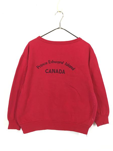 古着 70s 「Prince Edward 」 アーチ 染み込み 100%コットン ヴィンテージ スウェット トレーナー L位