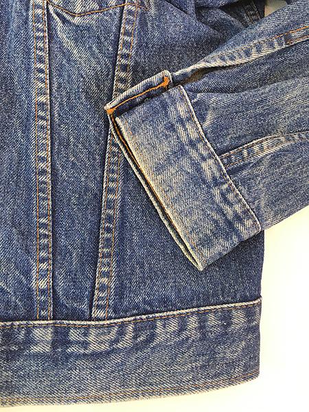 古着 90s Canada製 Levi's 75505 4thタイプ ハンド ペイント ブルー