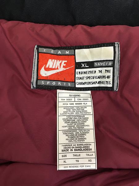 古着 90s NIKE 「SEMINOLES」 カレッジ 刺しゅう かすり グラフィック