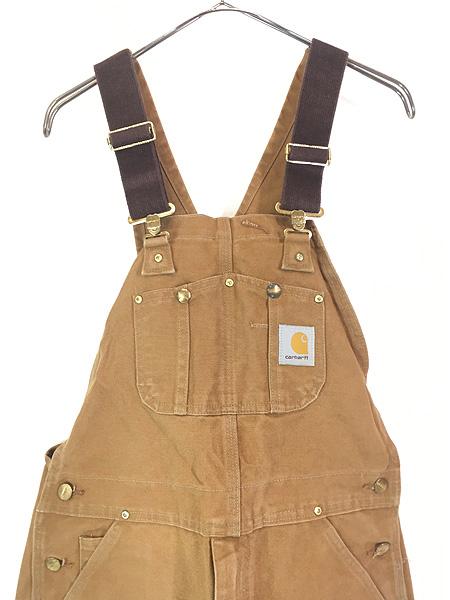 古着 90s Carhartt ブラウン ダック Wニー ワーク