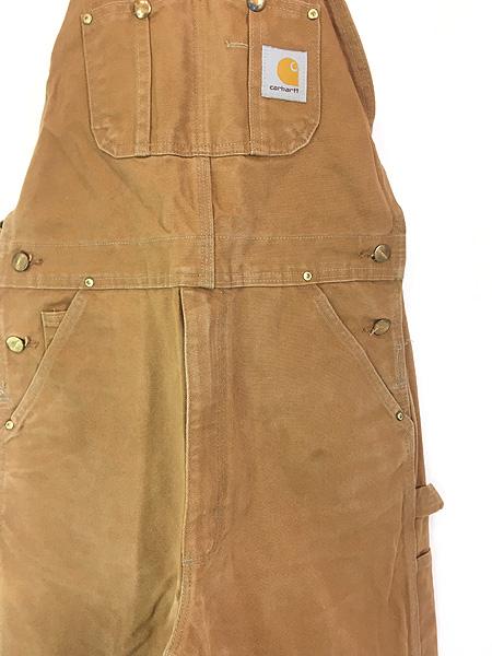美品　Carhartt ブラウン オーバーオール 30x32 CARHARTT カーハート オーバーオール｜Yahoo!フリマ（旧PayPay