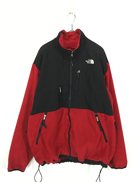 古着 90s TNF The North Face 赤×黒 POLARTEC デナリ フリース